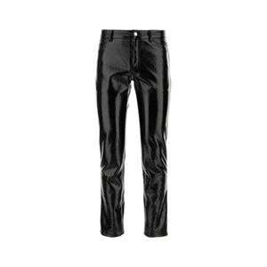 Courreges Men Black Vinyl Pant